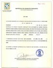 Matricula de aparato parlante